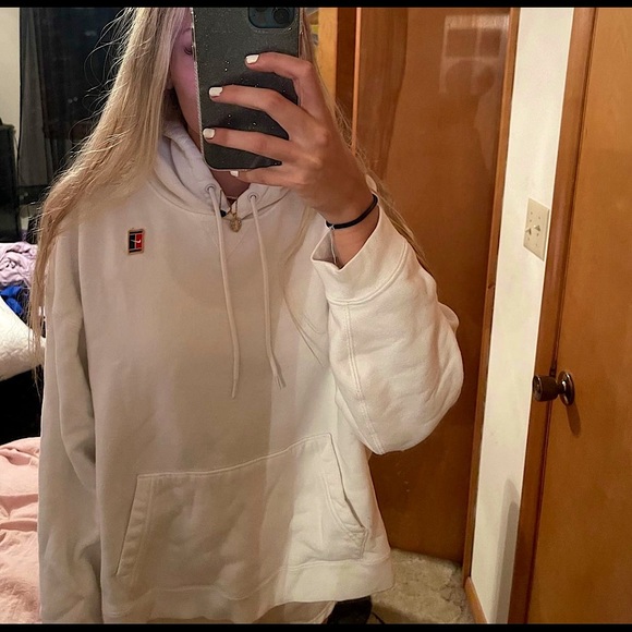 Nike | Tops | Nike Embroidered Hoodie 